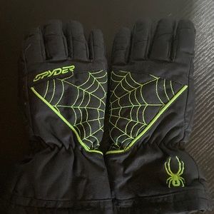 Boys Spyder ski gloves
